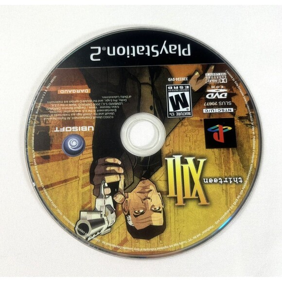 Thirteen XIII Sony PlayStation 2 PS2 Ubisoft 2003 Disc Only Tested Works - Picture 3 of 8